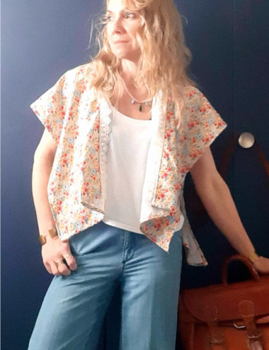 CARRIE -  Kimono blouse