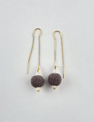 Boucles d'oreilles - PLUTON