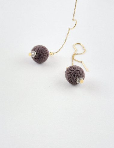 Boucles d'oreilles - PLUTON