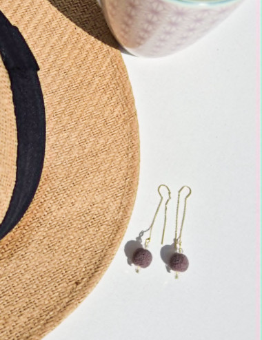 Boucles d'oreilles - PLUTON